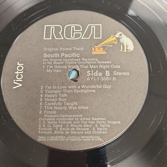 South Pacific 1958 Original Soundtrack Rodgers & Hammerstein Vinyl Record Album - Picture 8 of 9